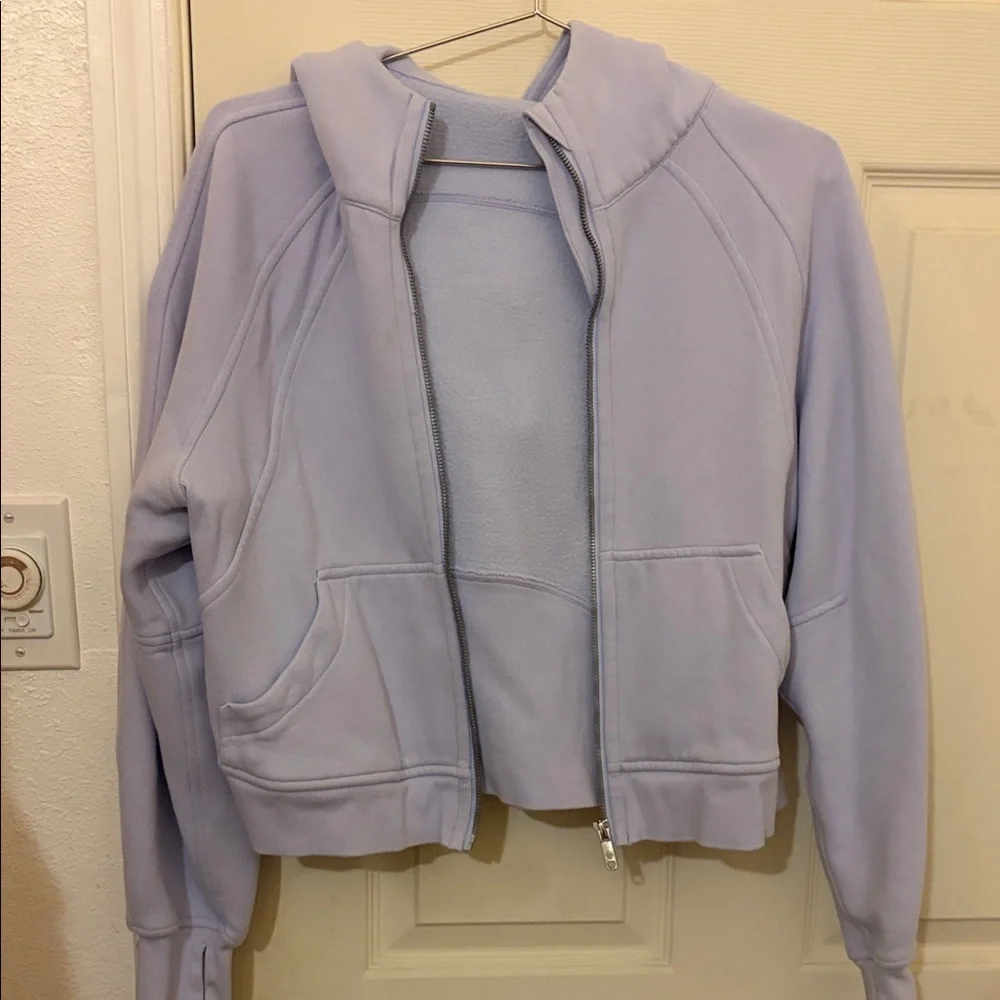 Lululemon Women's Light Purple Hooded Jacket - Picture 1 of 6